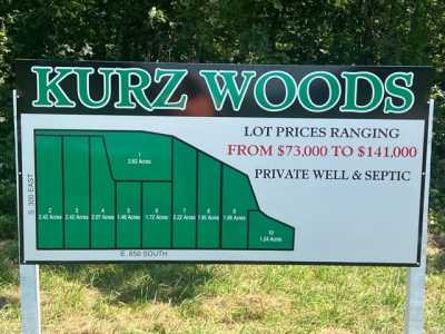 Residential Land For Sale in Brookston, Indiana