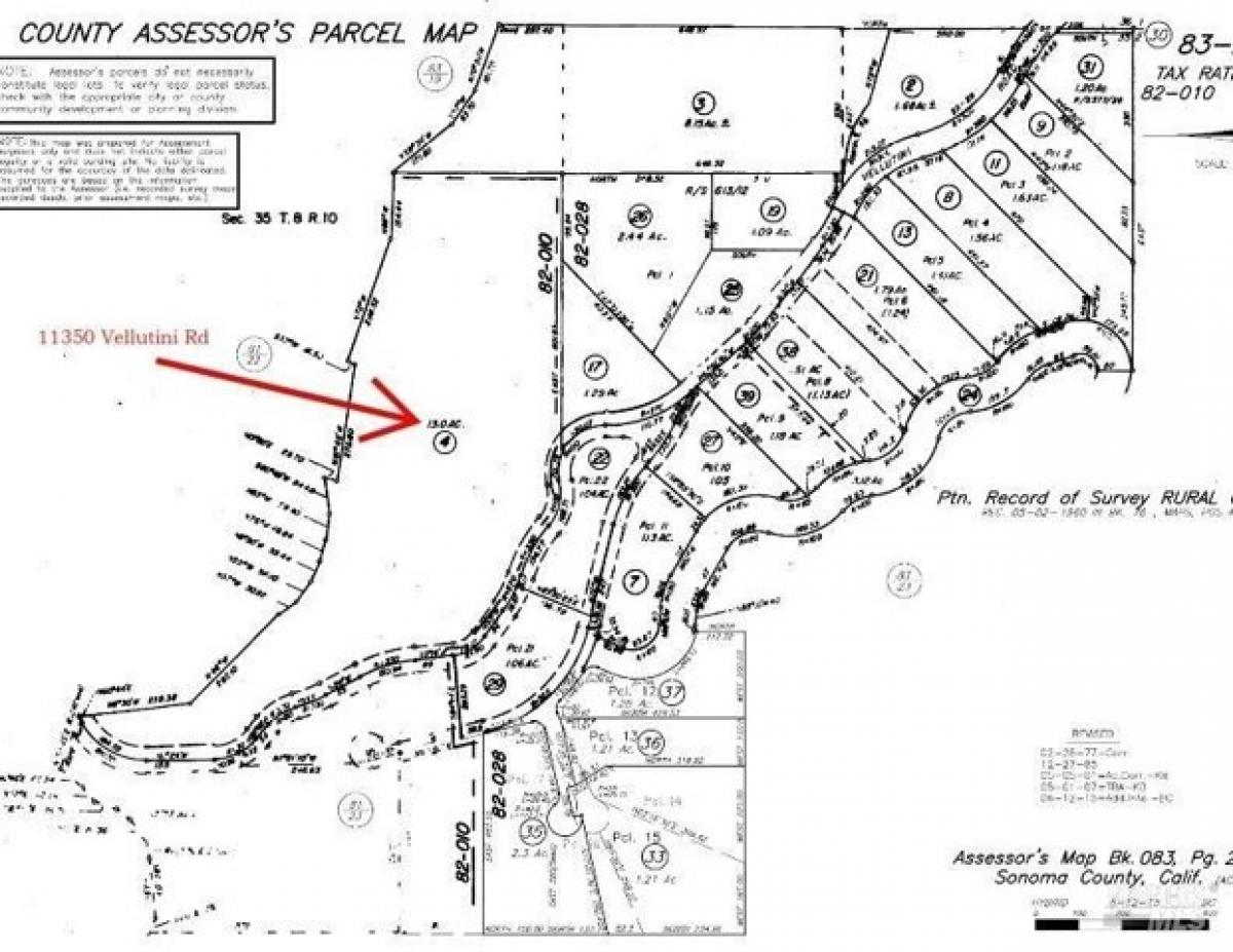 Picture of Residential Land For Sale in Forestville, California, United States