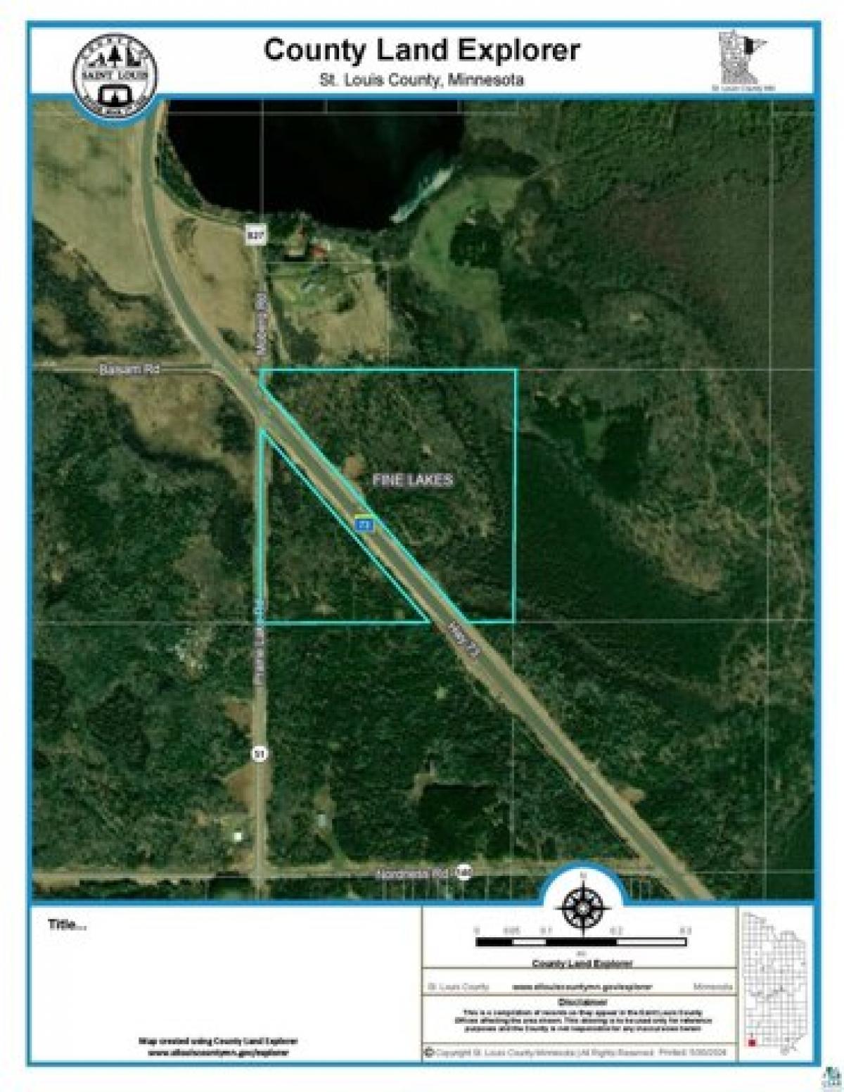 Picture of Residential Land For Sale in Floodwood, Minnesota, United States