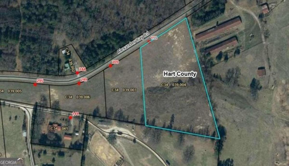 Picture of Residential Land For Sale in Canon, Georgia, United States