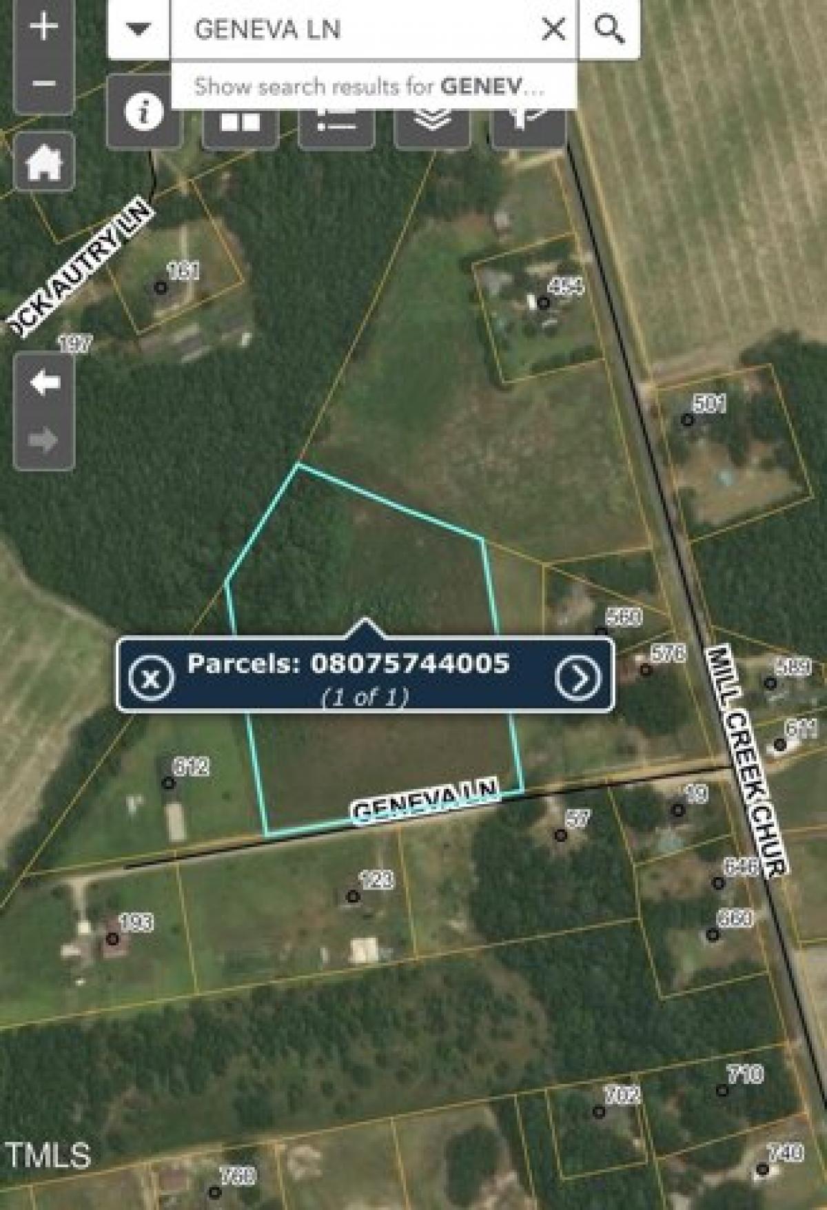 Picture of Residential Land For Sale in Roseboro, North Carolina, United States