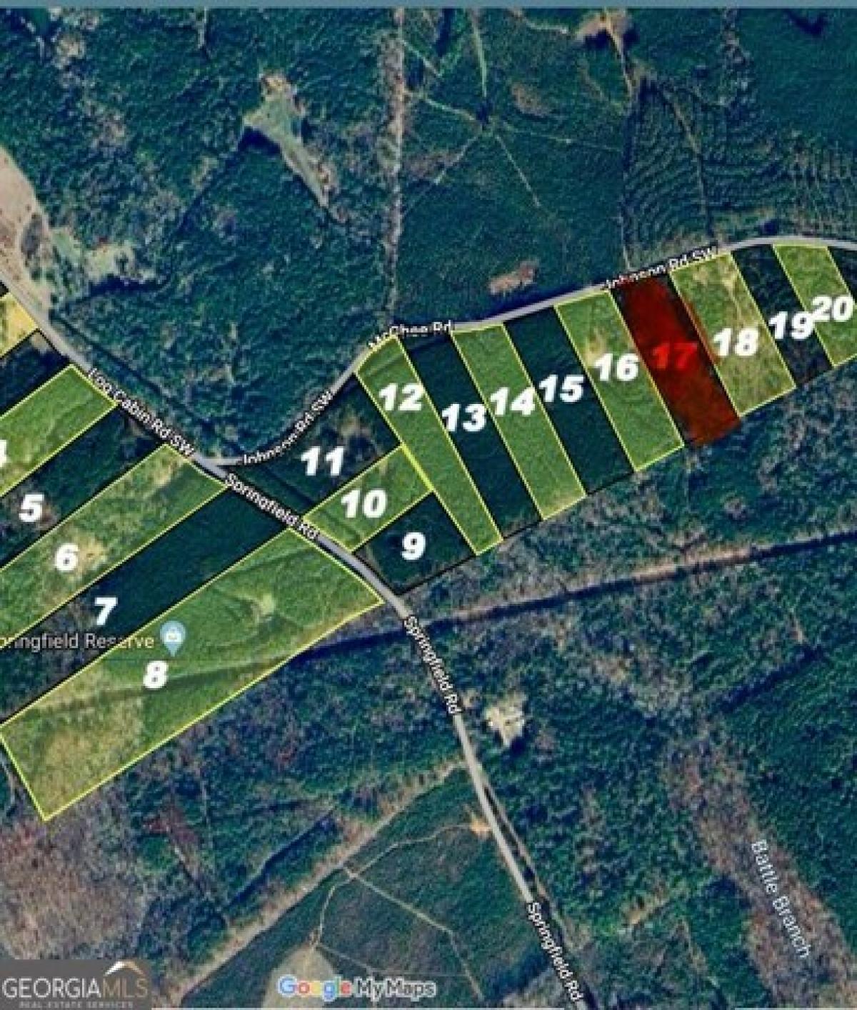 Picture of Residential Land For Sale in Sparta, Georgia, United States