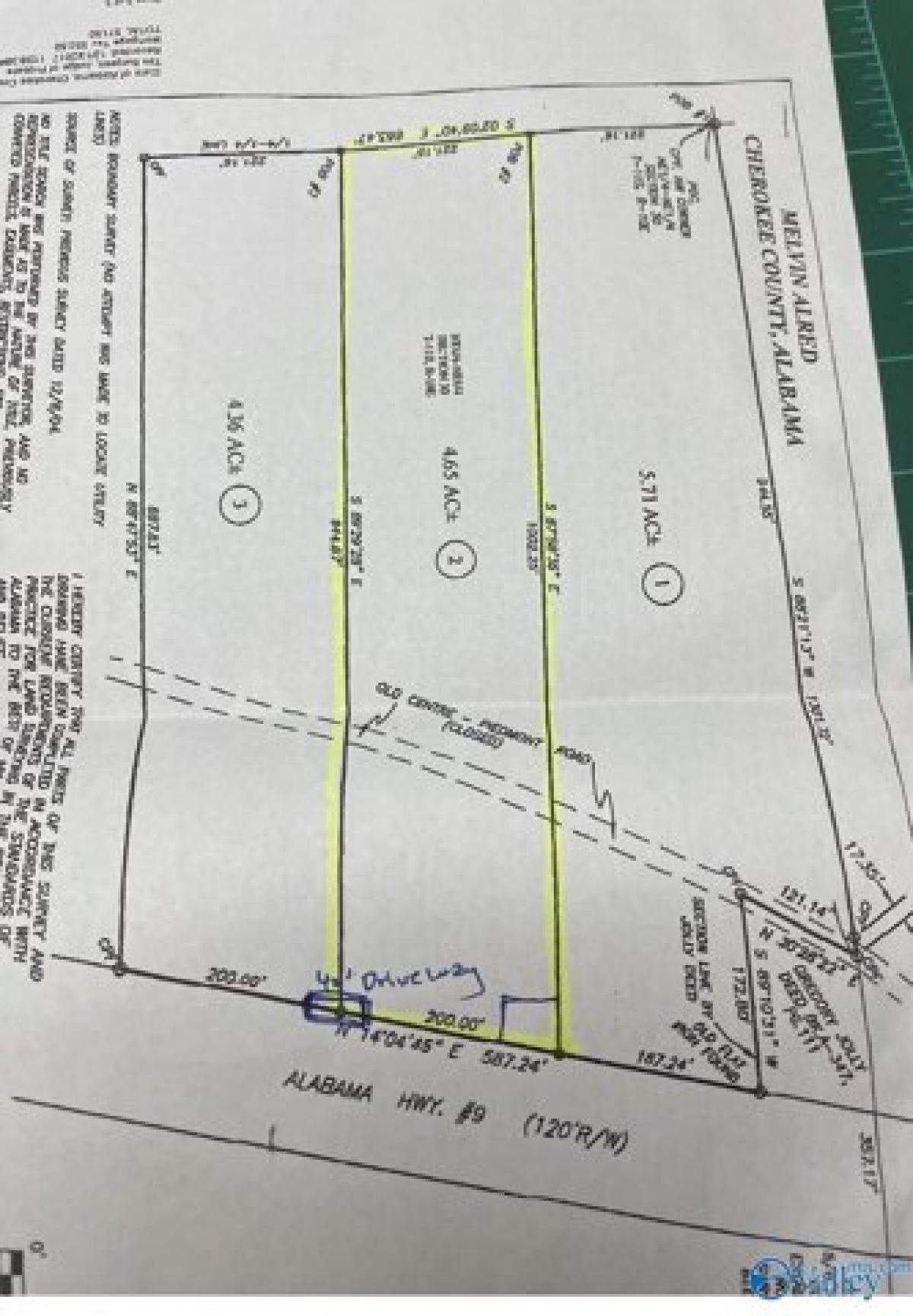 Picture of Residential Land For Sale in Piedmont, Alabama, United States