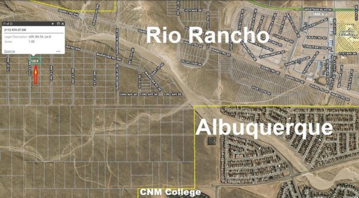 Picture of Residential Land For Sale in Rio Rancho, New Mexico, United States