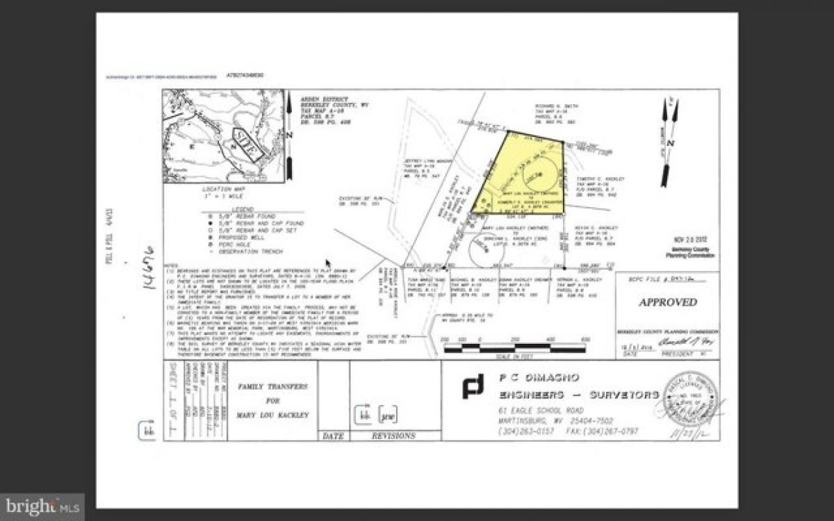 Picture of Residential Land For Sale in Martinsburg, West Virginia, United States