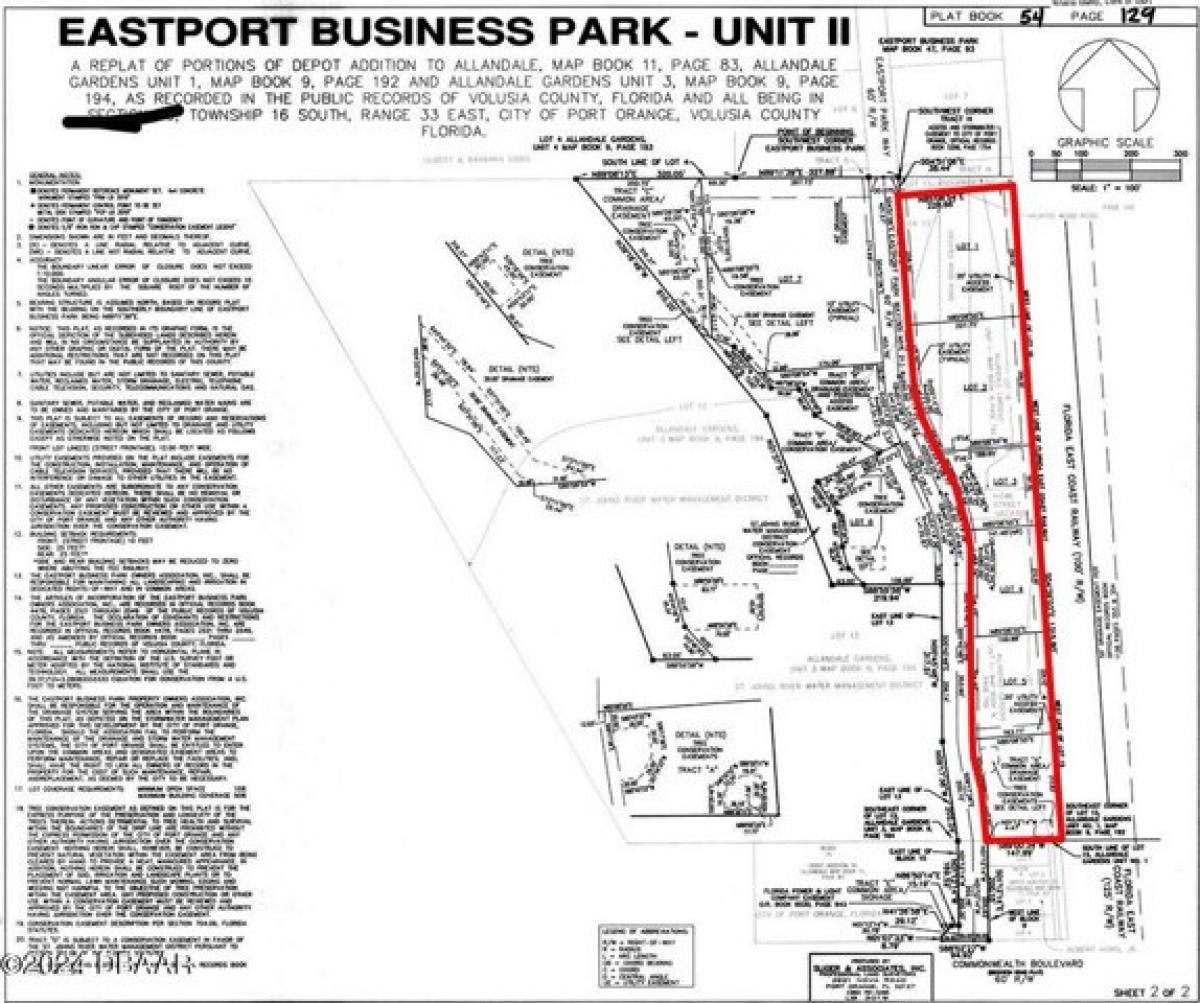 Picture of Residential Land For Sale in Port Orange, Florida, United States