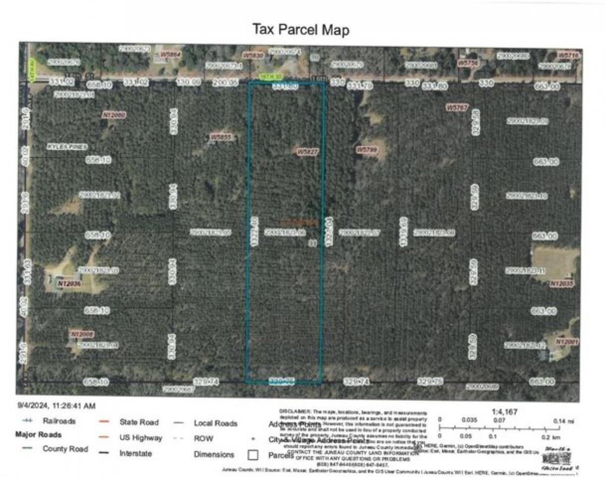 Picture of Residential Land For Sale in Necedah, Wisconsin, United States