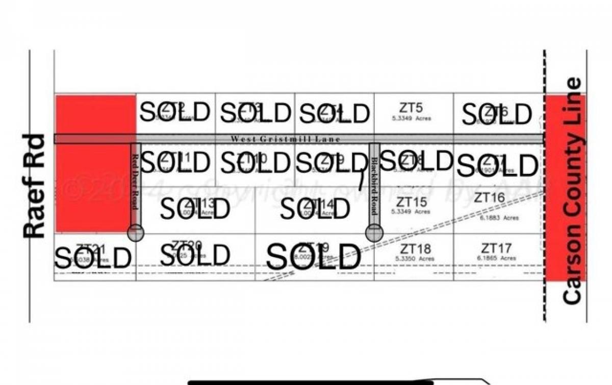 Picture of Residential Land For Sale in Amarillo, Texas, United States