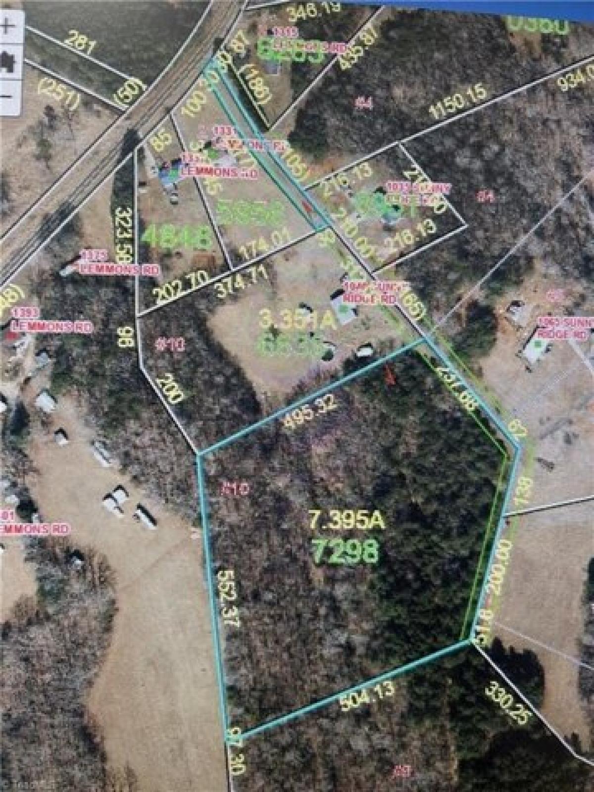 Picture of Residential Land For Sale in Walnut Cove, North Carolina, United States