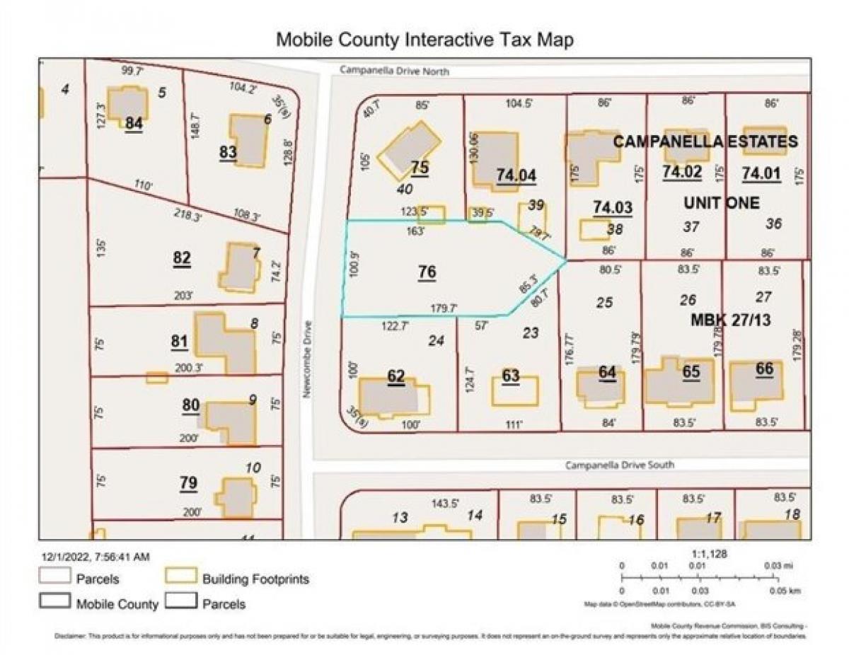 Picture of Residential Land For Sale in Theodore, Alabama, United States