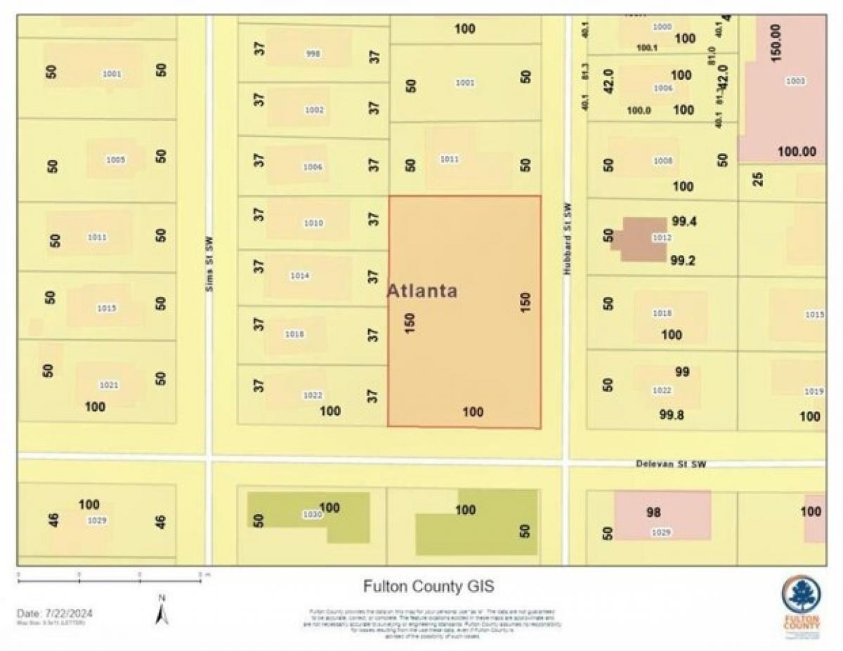 Picture of Residential Land For Sale in Atlanta, Georgia, United States