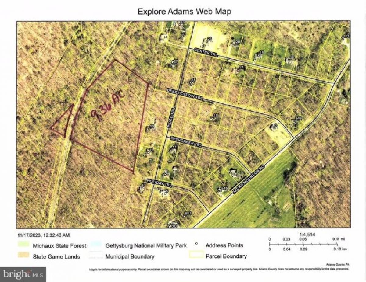 Picture of Residential Land For Sale in Fairfield, Pennsylvania, United States