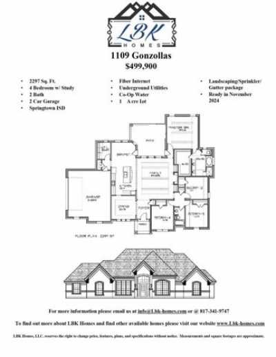 Home For Sale in Springtown, Texas