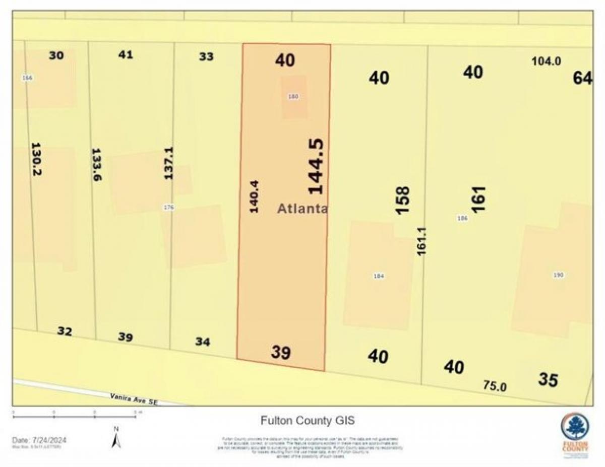 Picture of Residential Land For Sale in Atlanta, Georgia, United States