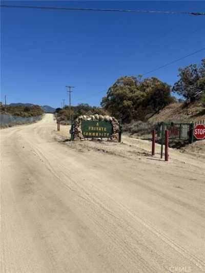 Residential Land For Sale in Anza, California