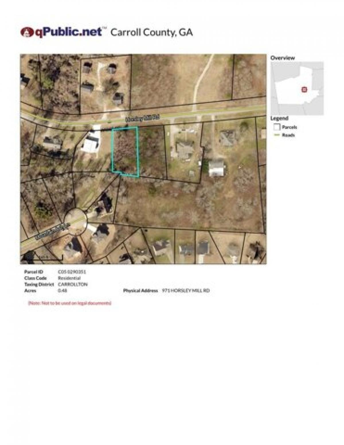 Picture of Residential Land For Sale in Carrollton, Georgia, United States