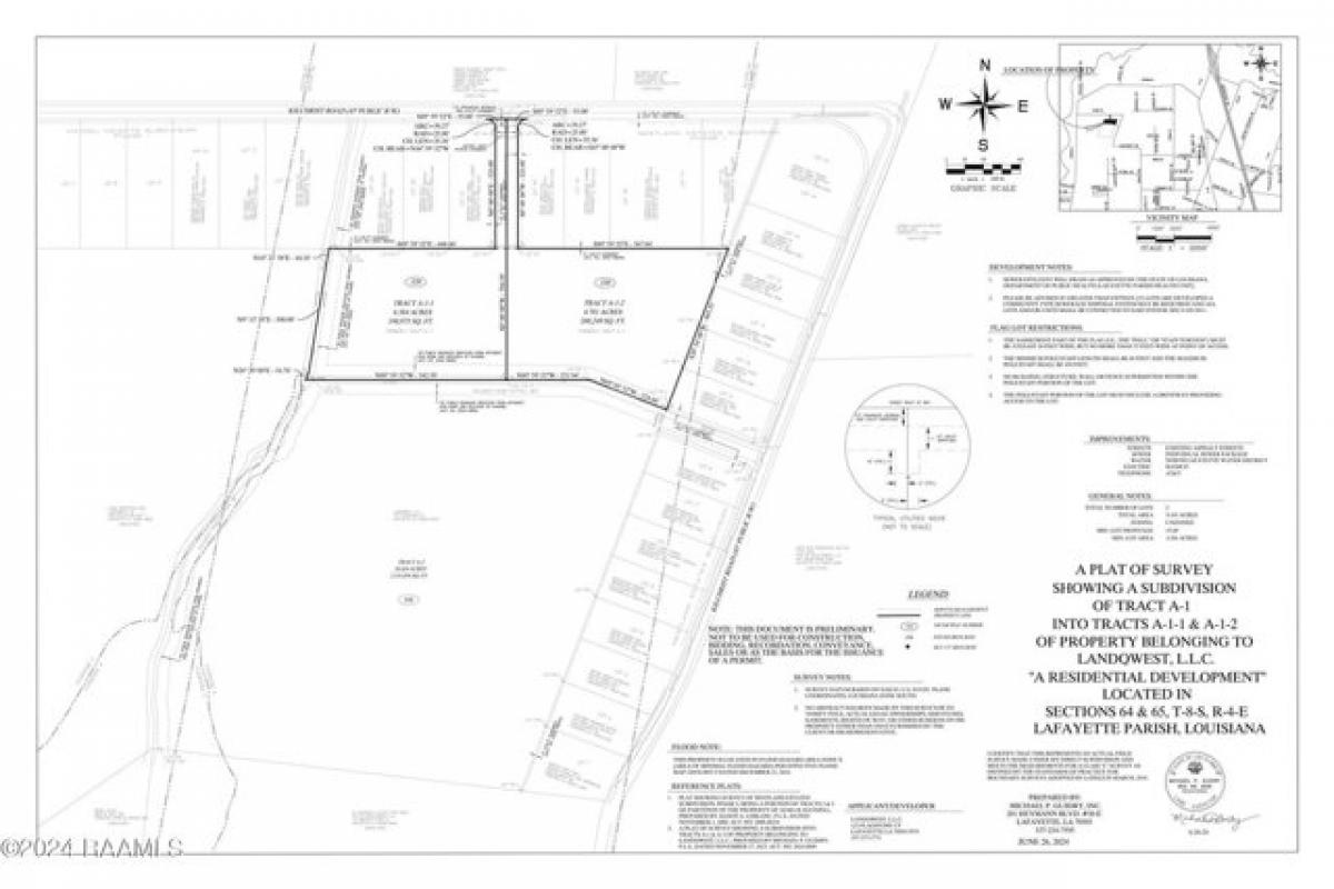 Picture of Residential Land For Sale in Carencro, Louisiana, United States