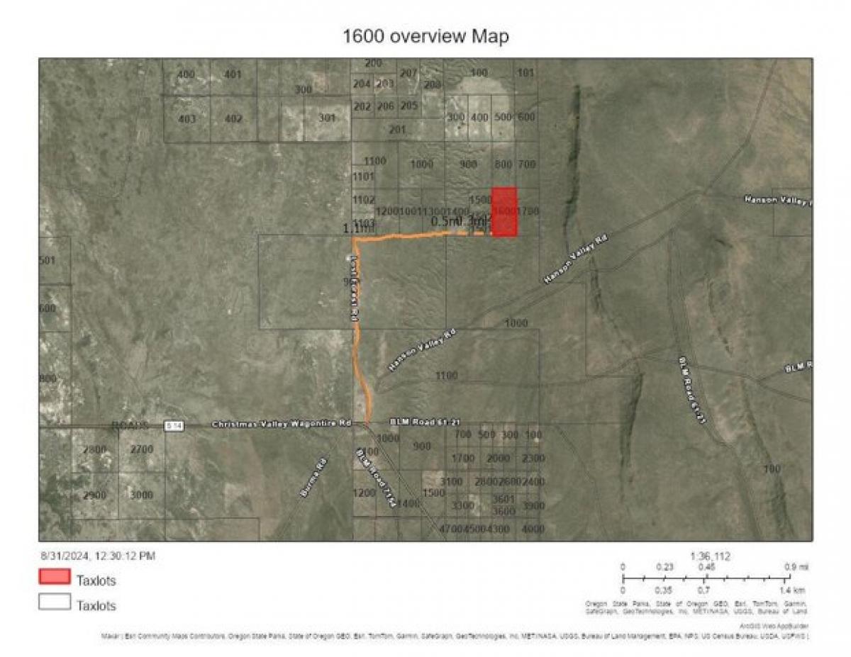 Picture of Residential Land For Sale in Christmas Valley, Oregon, United States