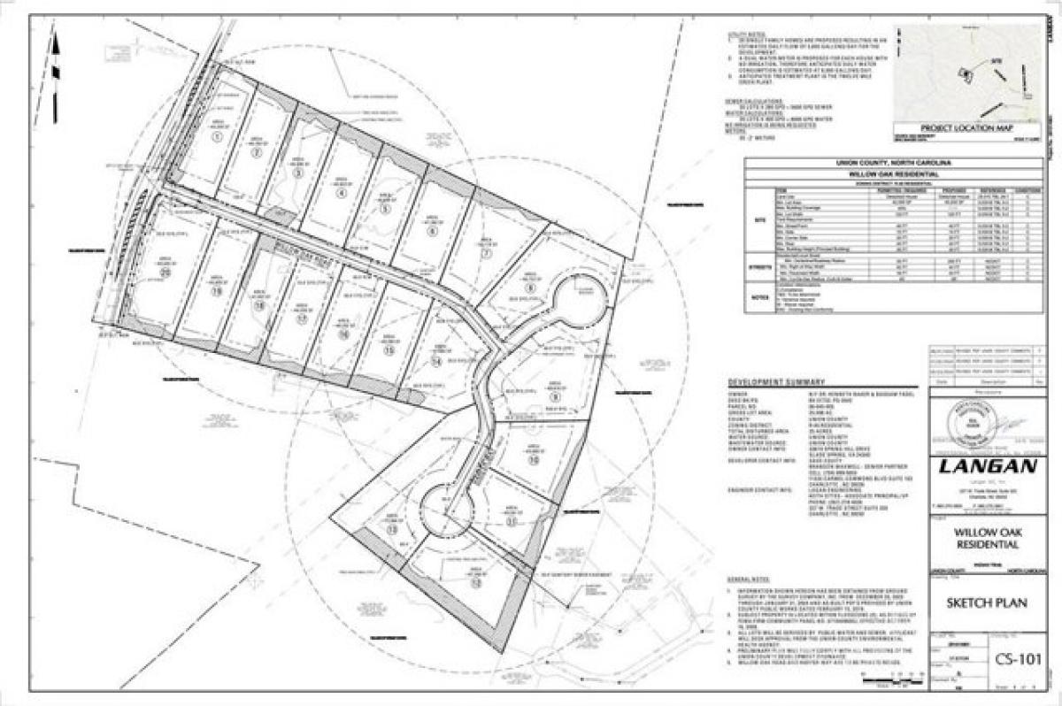 Picture of Residential Land For Sale in Matthews, North Carolina, United States