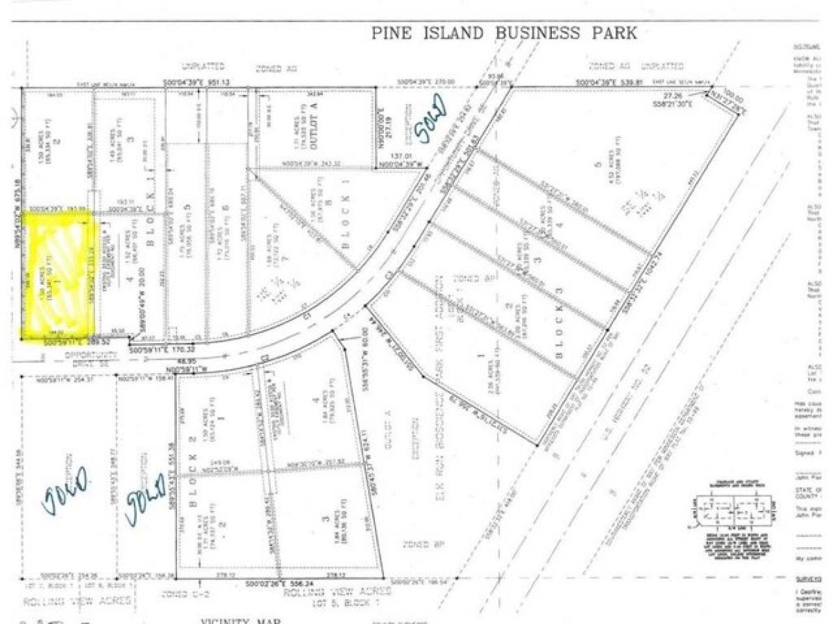 Picture of Residential Land For Sale in Pine Island, Minnesota, United States