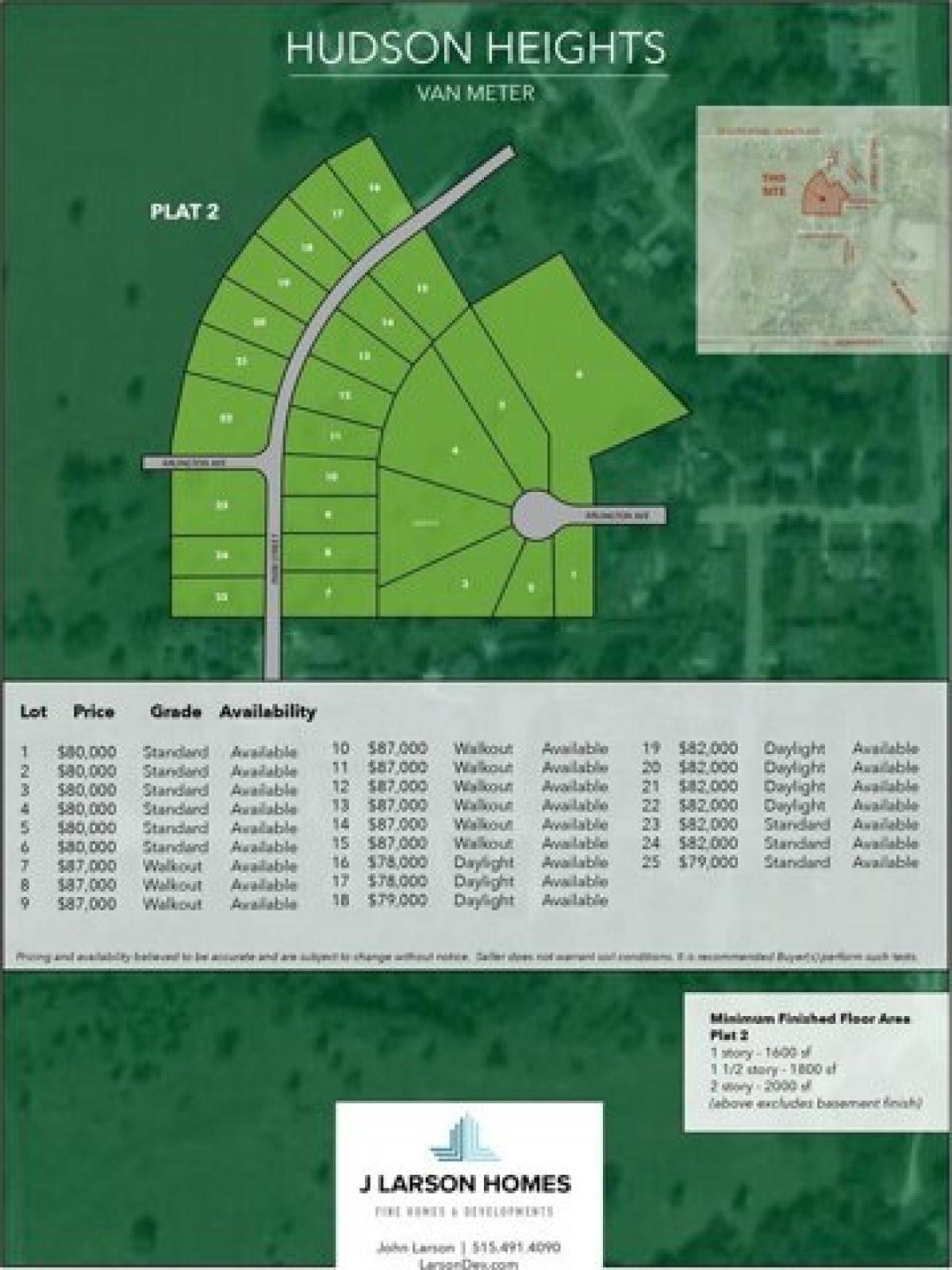 Picture of Residential Land For Sale in Van Meter, Iowa, United States