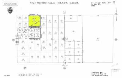 Residential Land For Sale in Apple Valley, California