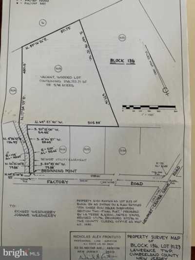 Residential Land For Sale in Cedarville, New Jersey