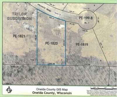 Residential Land For Sale in Rhinelander, Wisconsin