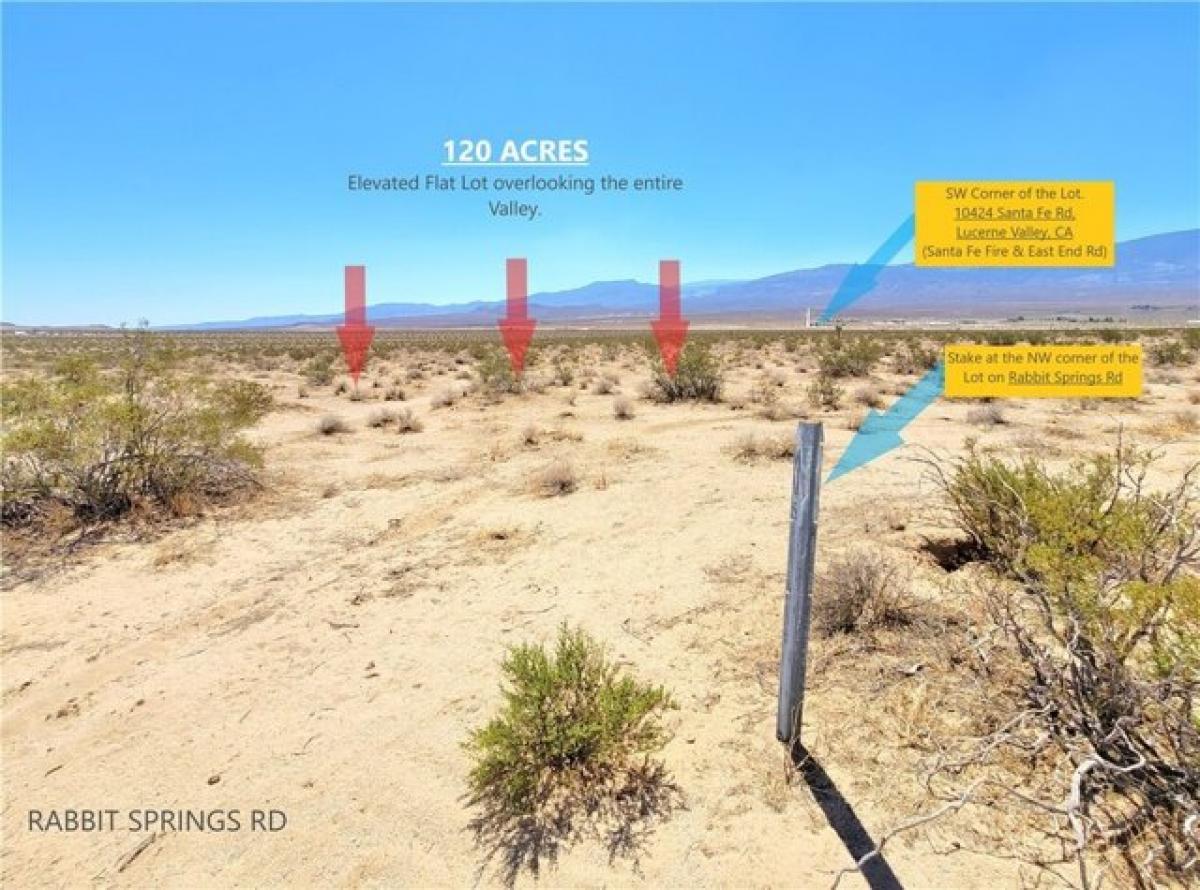 Picture of Residential Land For Sale in Lucerne Valley, California, United States