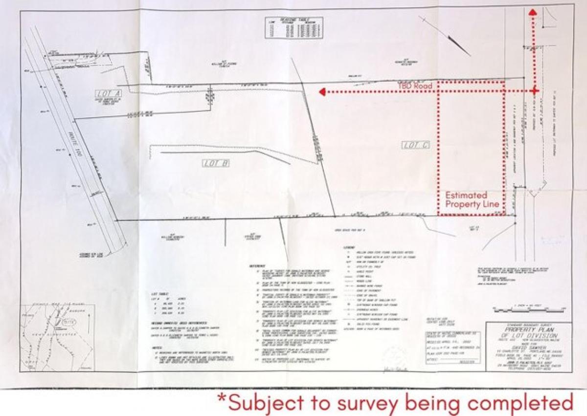 Picture of Residential Land For Sale in New Gloucester, Maine, United States