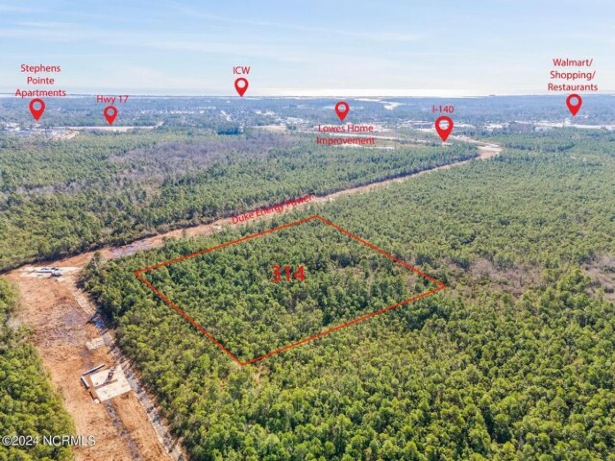 Picture of Residential Land For Sale in Wilmington, North Carolina, United States