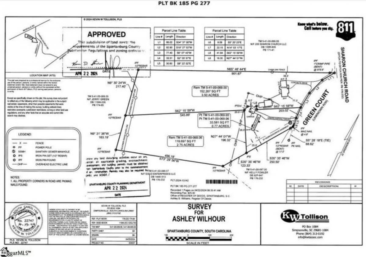 Picture of Residential Land For Sale in Greer, South Carolina, United States