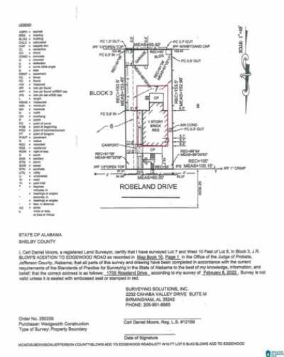 Residential Land For Sale in Homewood, Alabama