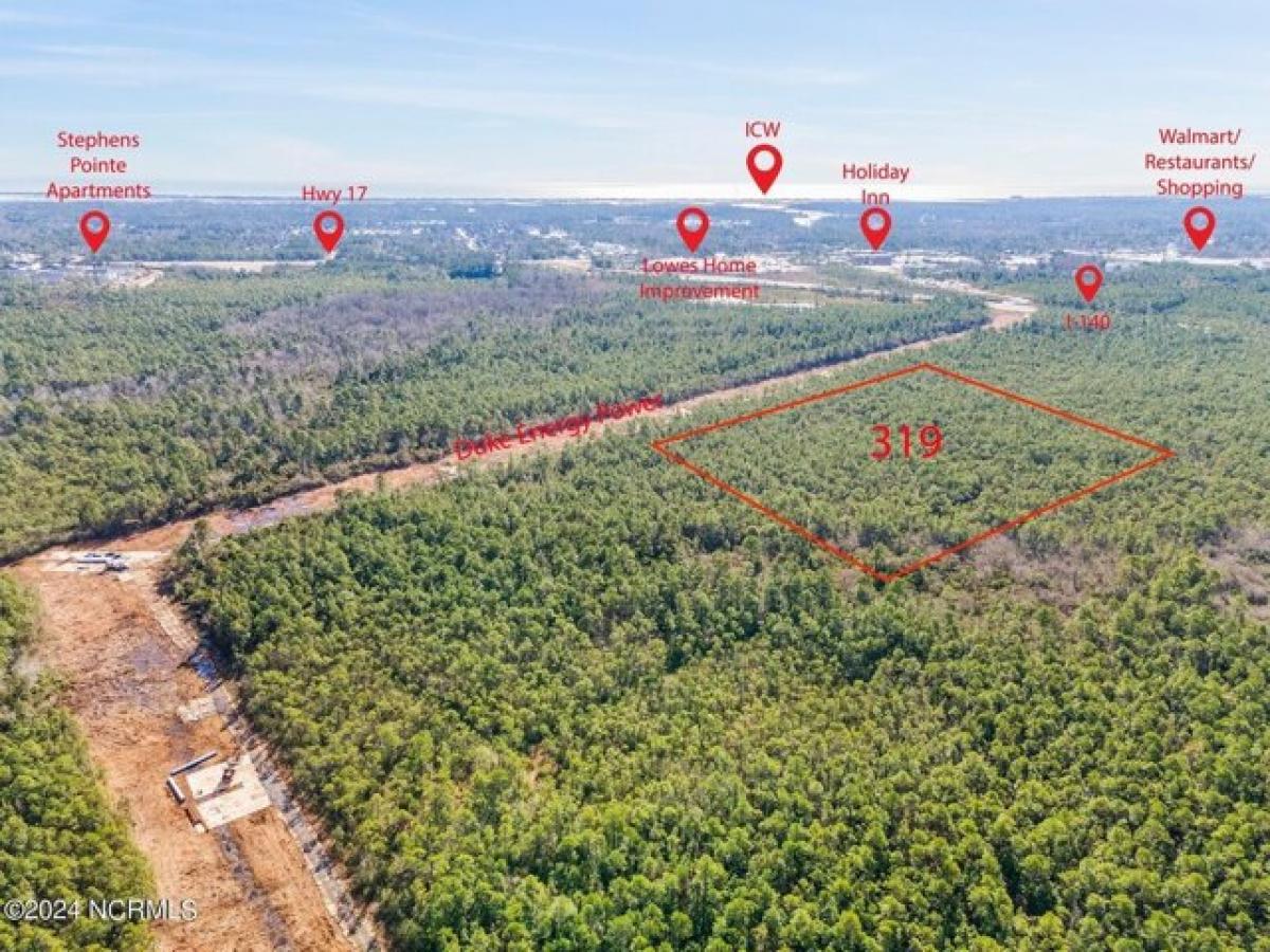 Picture of Residential Land For Sale in Wilmington, North Carolina, United States