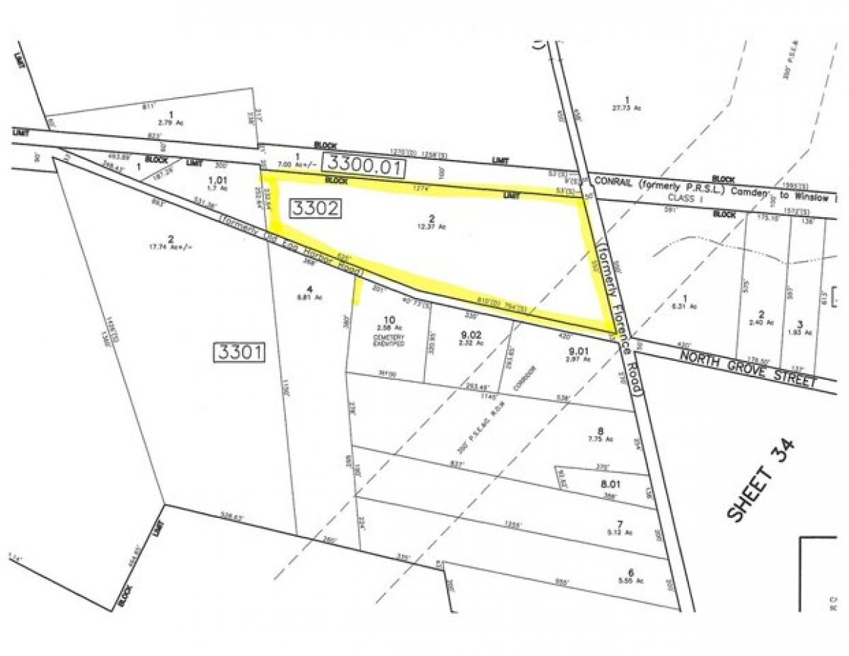 Picture of Residential Land For Sale in Berlin, New Jersey, United States