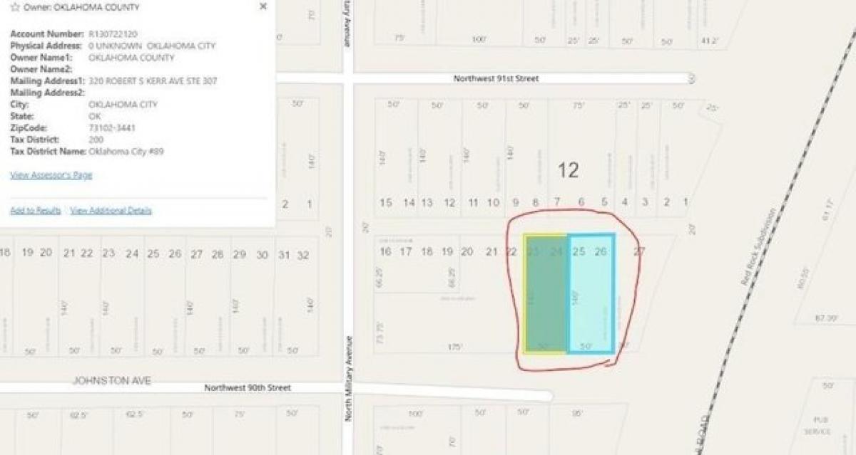 Picture of Residential Land For Sale in Oklahoma City, Oklahoma, United States