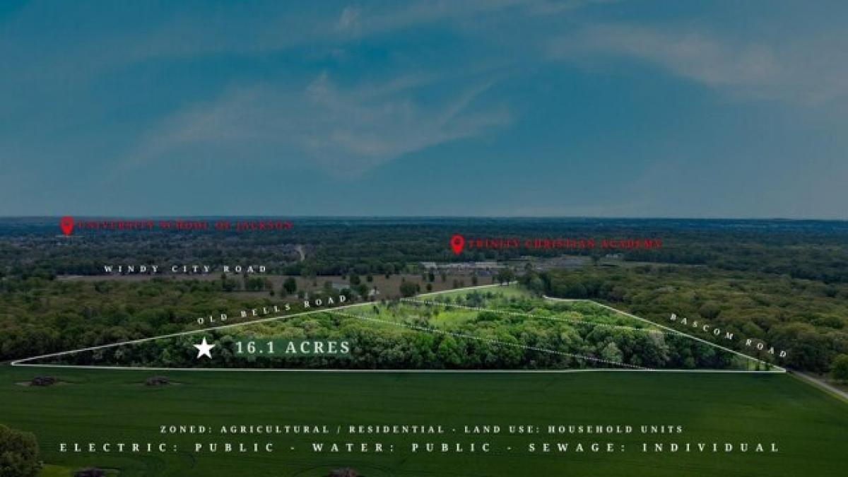 Picture of Residential Land For Sale in Jackson, Tennessee, United States