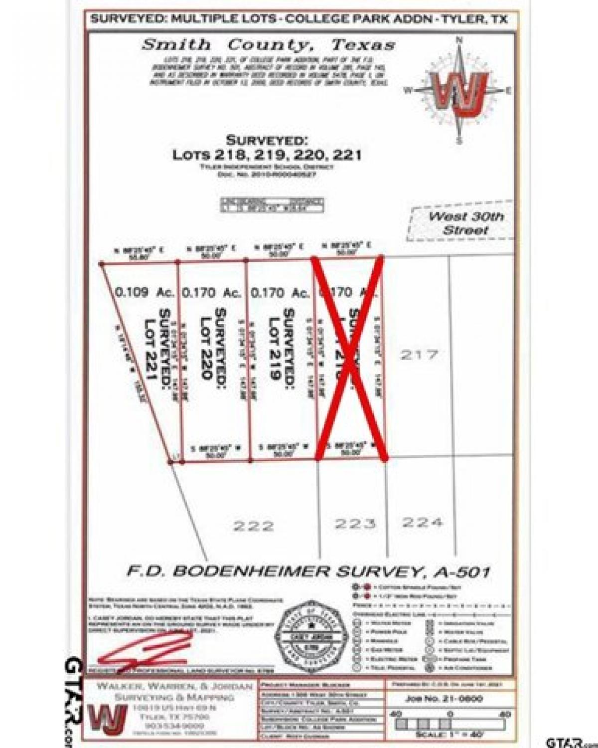 Picture of Residential Land For Sale in Tyler, Texas, United States