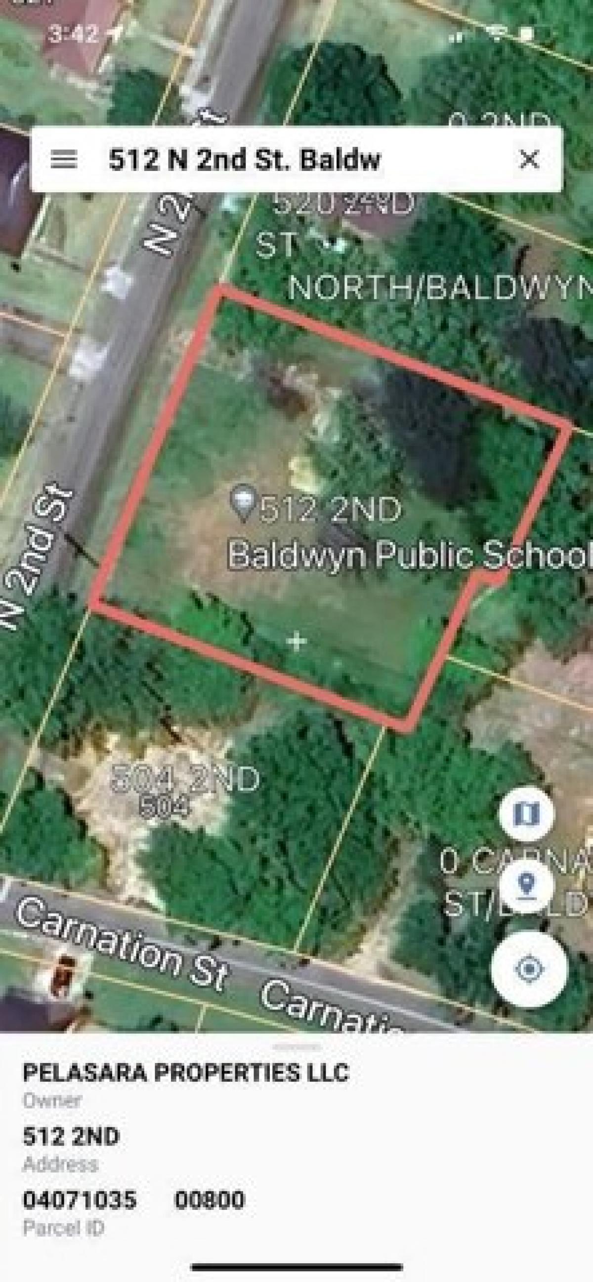 Picture of Residential Land For Rent in Baldwyn, Mississippi, United States