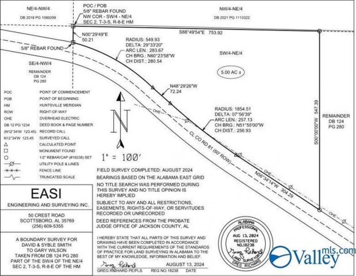 Picture of Residential Land For Sale in Flat Rock, Alabama, United States