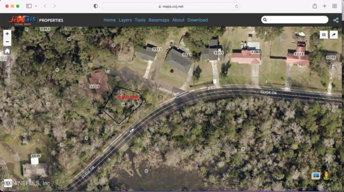 Picture of Residential Land For Sale in Jacksonville, Florida, United States