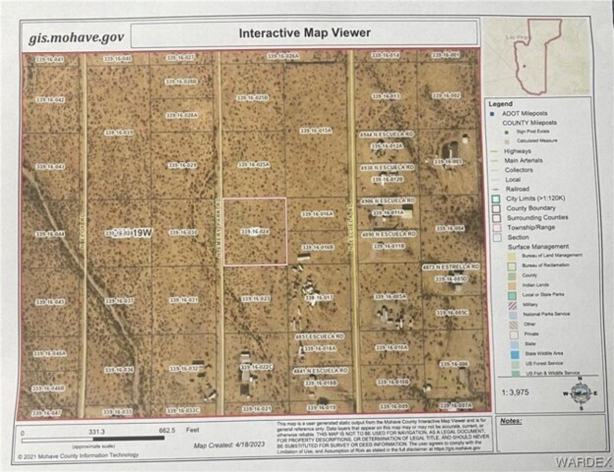 Picture of Residential Land For Sale in Golden Valley, Arizona, United States