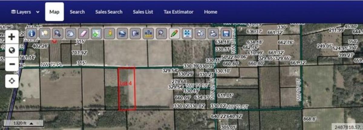 Picture of Residential Land For Sale in Bell, Florida, United States