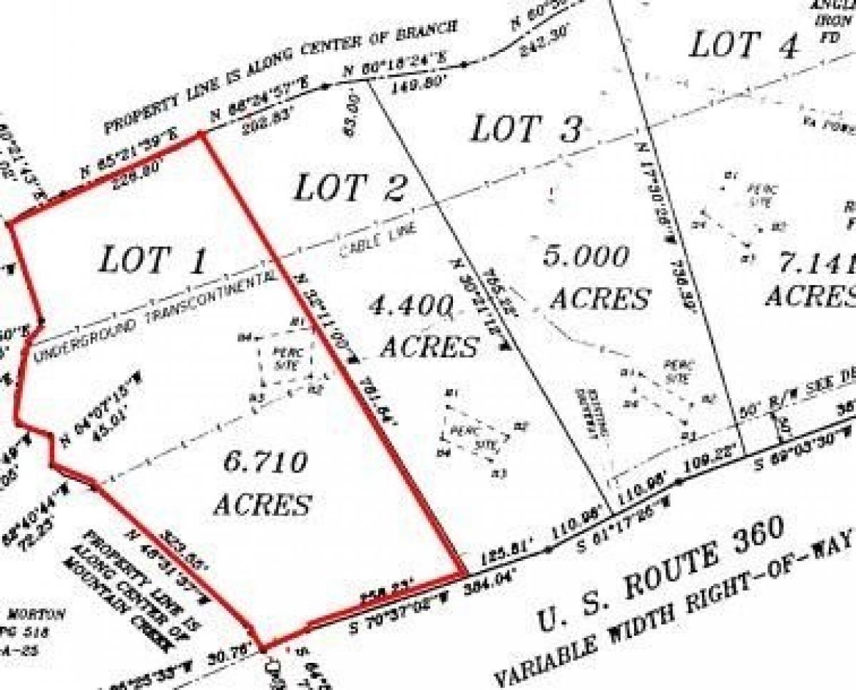 Picture of Residential Land For Sale in Meherrin, Virginia, United States