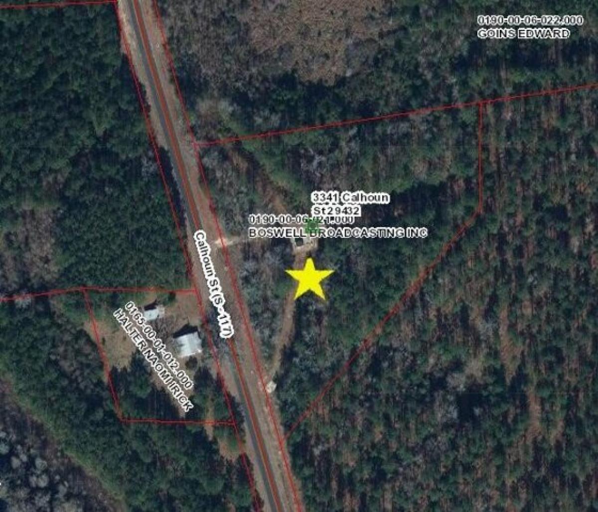 Picture of Residential Land For Sale in Branchville, South Carolina, United States