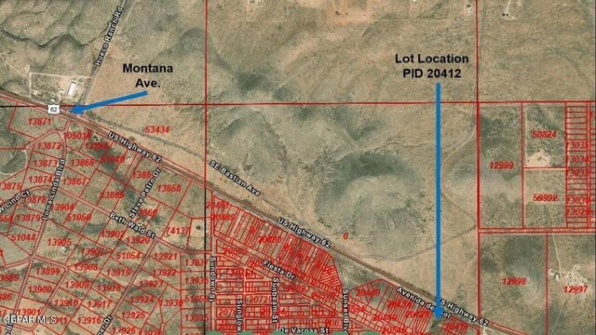 Picture of Residential Land For Sale in El Paso, Texas, United States