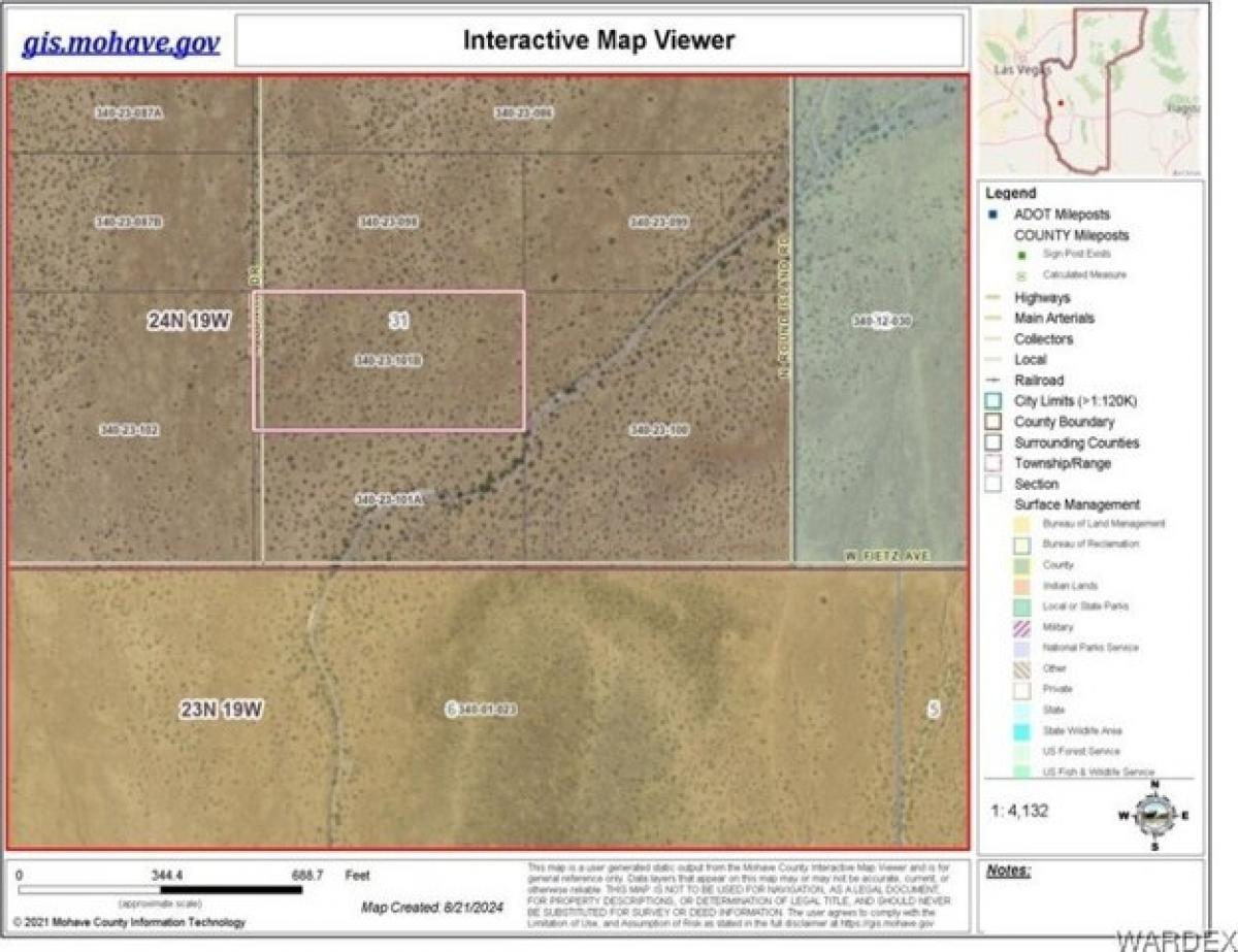 Picture of Residential Land For Sale in Dolan Springs, Arizona, United States