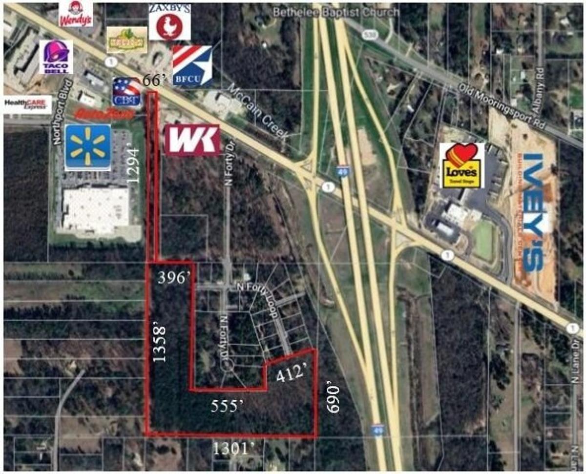 Picture of Residential Land For Sale in Shreveport, Louisiana, United States