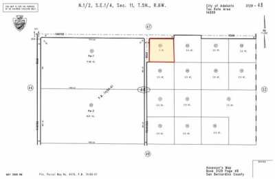 Residential Land For Sale in Adelanto, California