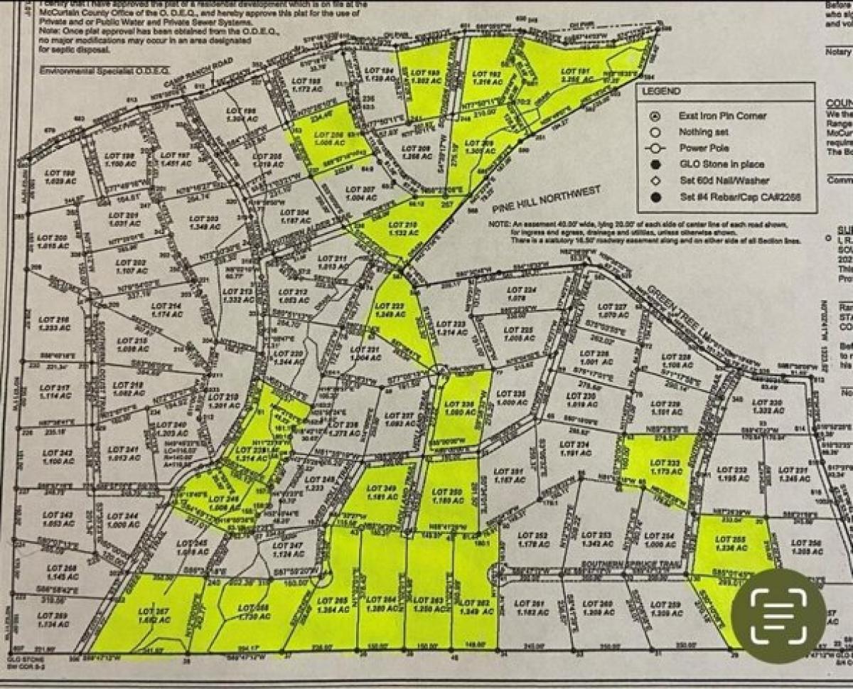 Picture of Residential Land For Sale in Broken Bow, Oklahoma, United States